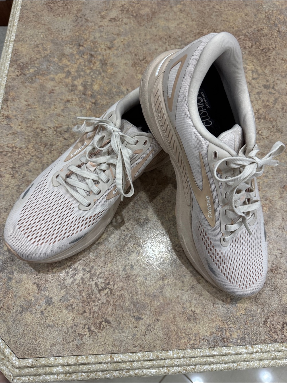 Brooks Women's Running Sneakers in Light Blush size 10